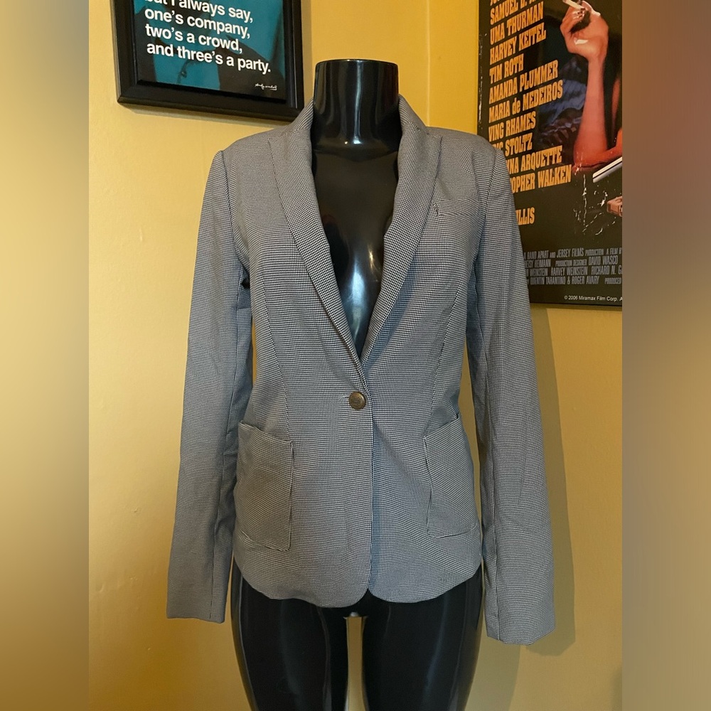 Women’s Houndstooth Blazer ( 00 )